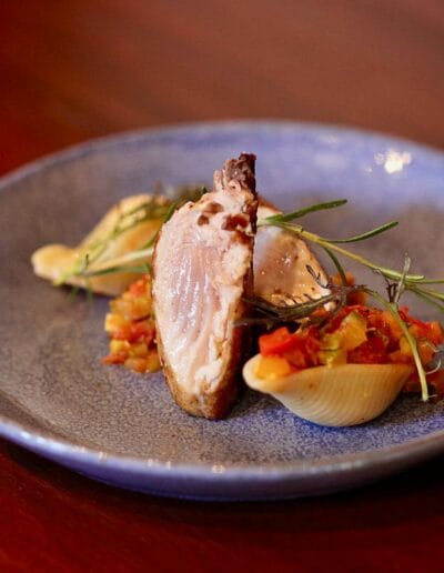 menu la maison bleue restaurant Clermont Dessous